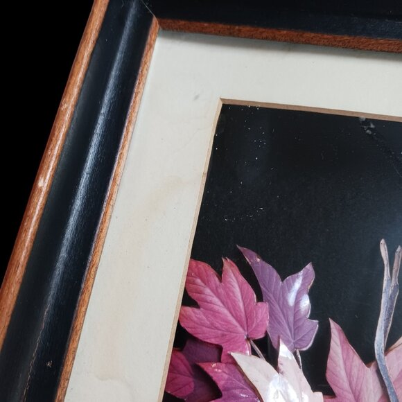 Vintage MCM Feather Art Shadow Box  3D Art Pastel Birds Artisan Handcrafted - Picture 11 of 15